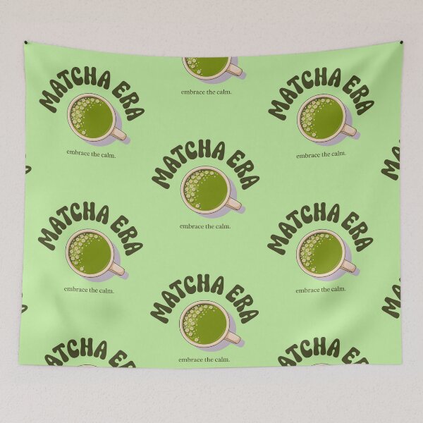 Item preview, Matcha Embrace the Calm Cute Botanical Tea Lover Shirt designed and sold by Raw Tigers.