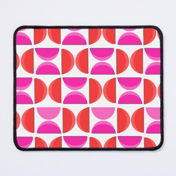 Item preview, Geometric Retro Pattern T-shirt | Pink Red Mid-Century Modern Tee designed and sold by Proartyst 's.