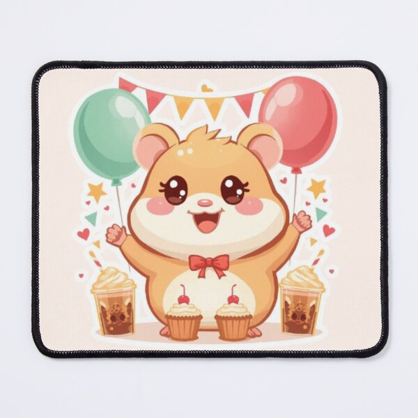 Item preview, Festival Café Mocha Hamster Sticker | Cute Kawaii Coffee Lover Gift designed and sold by Stylestickers55.