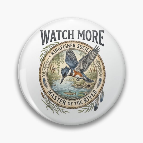 Item preview, Watch More Belted Kingfisher designed and sold by Roy & Tiffany.