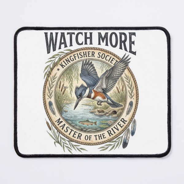 Item preview, Watch More Belted Kingfisher designed and sold by Roy & Tiffany.