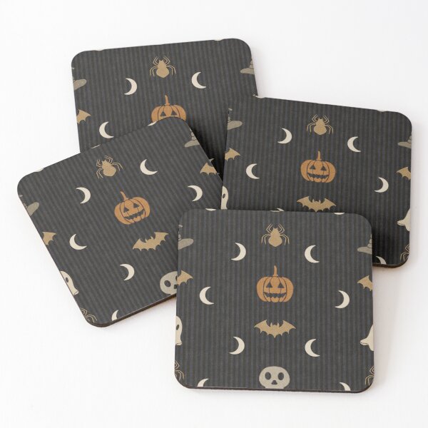 Item preview, Midnight Magic - Opulent Halloween Pumpkin Bat Skull Moon designed and sold by DesigndN.