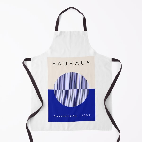 Item preview, Bauhaus Ausstellung Blue Striped Circle Geometric designed and sold by FaizArtShop.