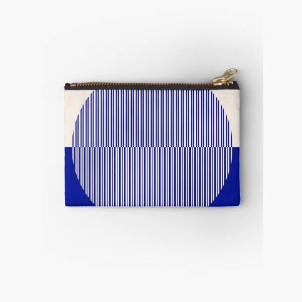 Item preview, Bauhaus Ausstellung Blue Striped Circle Geometric designed and sold by FaizArtShop.