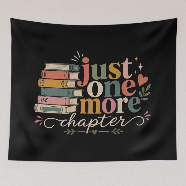 Item preview, Just One More Chapter, Book Lover Gift, Reader Gift, Librarian Gift designed and sold by Sprinkle12345.