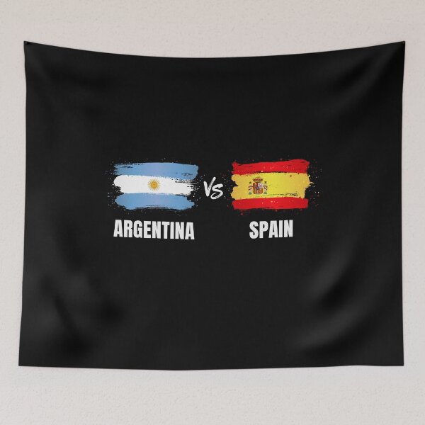 Item preview, Spain vs Argentina Flag Design designed and sold by crouchingpixel.