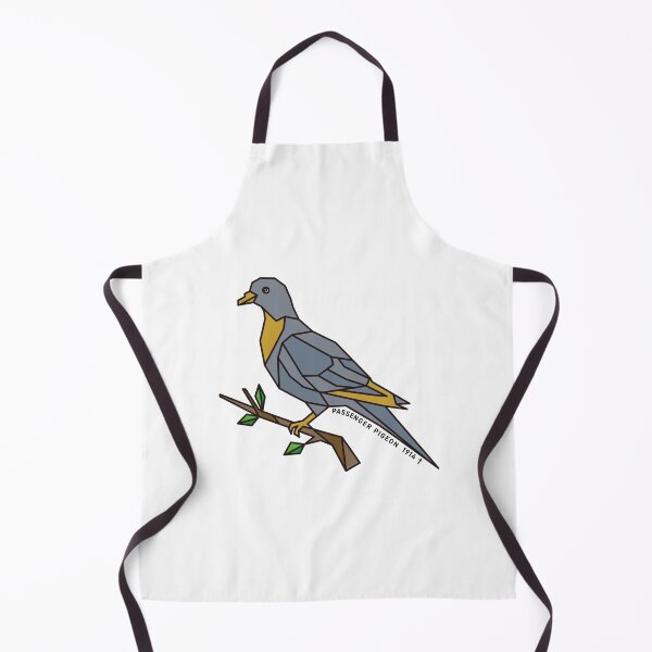 Item preview, Geometric Passenger Pigeon - Mustard & Grey Accents designed and sold by AnimalsKnowAll.
