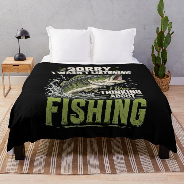 Item preview, Sorry Wasnt Listening I was Thinking Fishing Fisherman designed and sold by OlakunleOloroz.