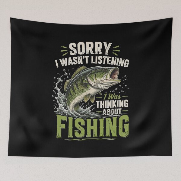 Item preview, Sorry Wasnt Listening I was Thinking Fishing Fisherman designed and sold by OlakunleOloroz.