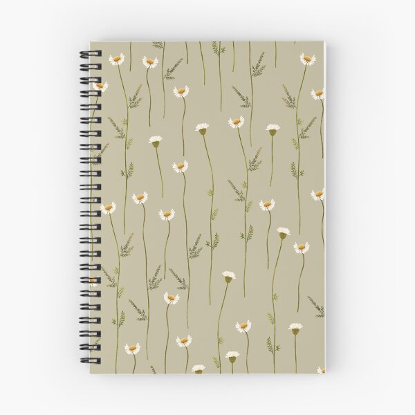 Item preview, Delicate White Daisy Long Stem Seamless Pattern designed and sold by Grin Katalina Floral Patterns & Cozy Art.