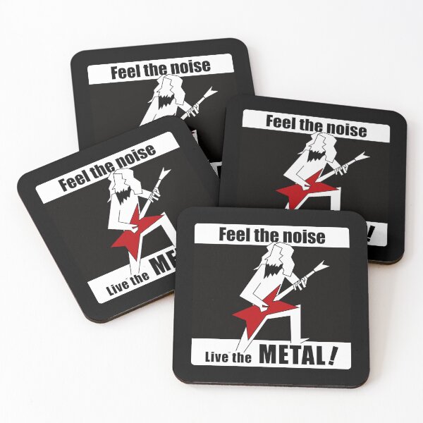 Item preview, Heavy Metal Guitarist Silhouette — Rock Music Art(WHITE) designed and sold by R-T-Gracie.