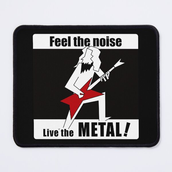 Item preview, Heavy Metal Guitarist Silhouette — Rock Music Art(WHITE) designed and sold by R-T-Gracie.