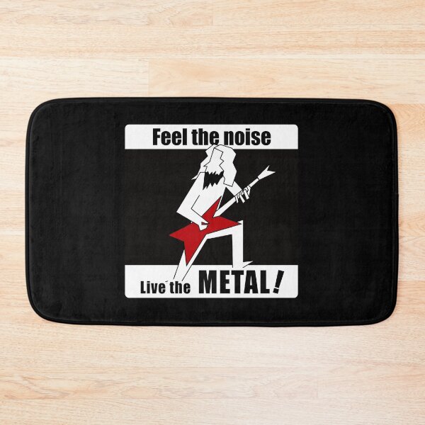 Item preview, Heavy Metal Guitarist Silhouette — Rock Music Art(WHITE) designed and sold by R-T-Gracie.
