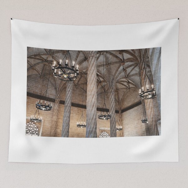 Item preview, The Llotja de la Seda, silk market interior in Valencia, Spain designed and sold by goceris.