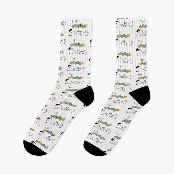 Item preview, 'I'm coming' snoopy designed and sold by Katyslittlestickershop.