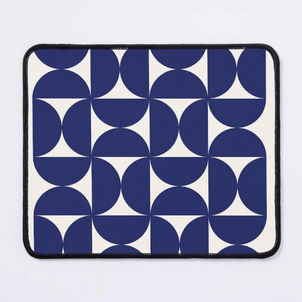 Item preview, Bauhaus Frankfurt Navy Blue Geometric Exhibition designed and sold by FaizArtShop.