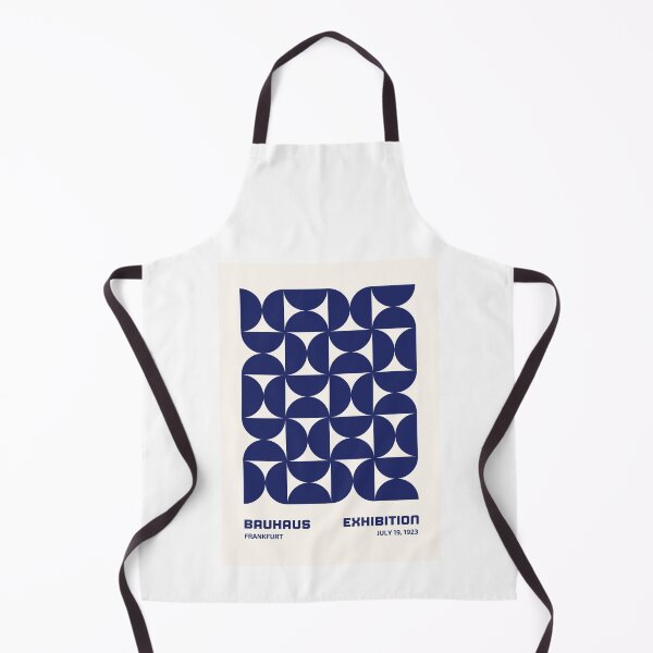 Item preview, Bauhaus Frankfurt Navy Blue Geometric Exhibition designed and sold by FaizArtShop.