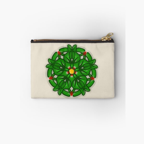 Item preview, Green Floral Geometric Pattern designed and sold by EsmArtUniverse.