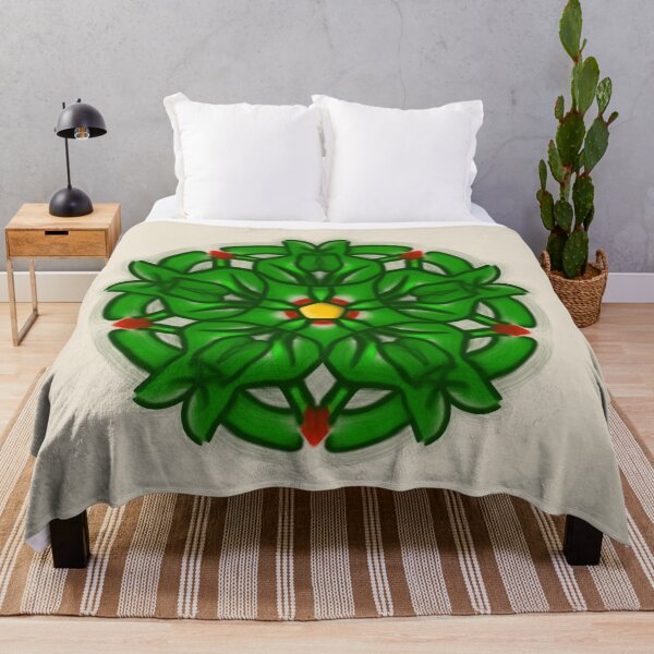 Item preview, Green Floral Geometric Pattern designed and sold by EsmArtUniverse.