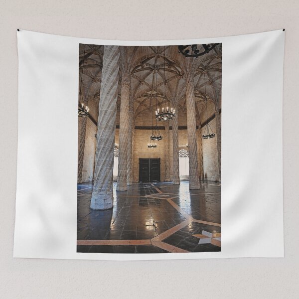 Item preview, The Llotja de la Seda silk market interior, Valencia, Spain designed and sold by goceris.