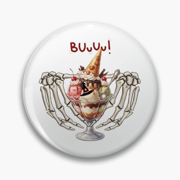 Item preview, Spooky Sweet Treats: Skeleton Hands Holding a Witchy Ice Cream Sundae designed and sold by VibranPalette.