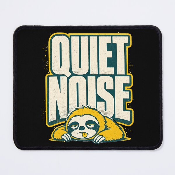 Item preview, Quiet Noise Sloth - Funny Tired Introvert Animal designed and sold by Fragy72.