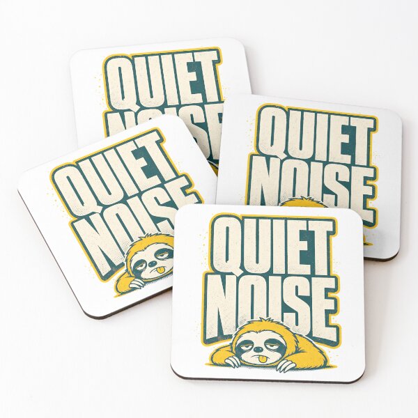 Item preview, Quiet Noise Sloth - Funny Tired Introvert Animal designed and sold by Fragy72.