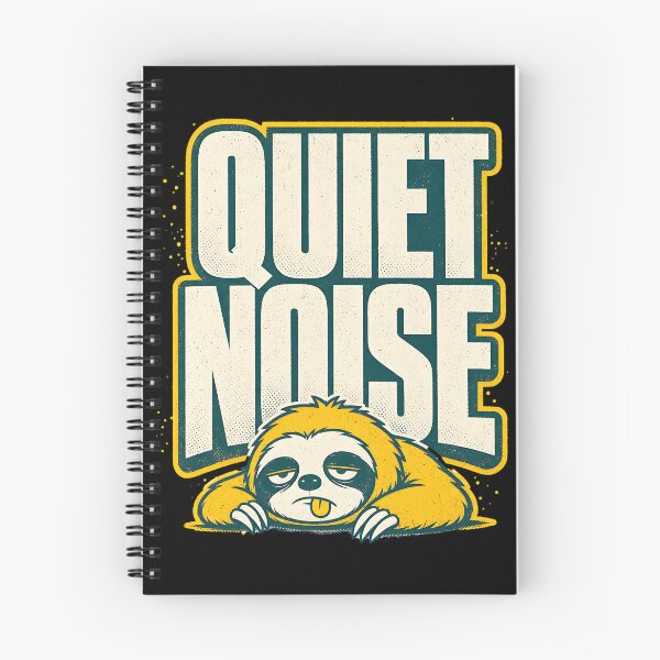 Item preview, Quiet Noise Sloth - Funny Tired Introvert Animal designed and sold by Fragy72.