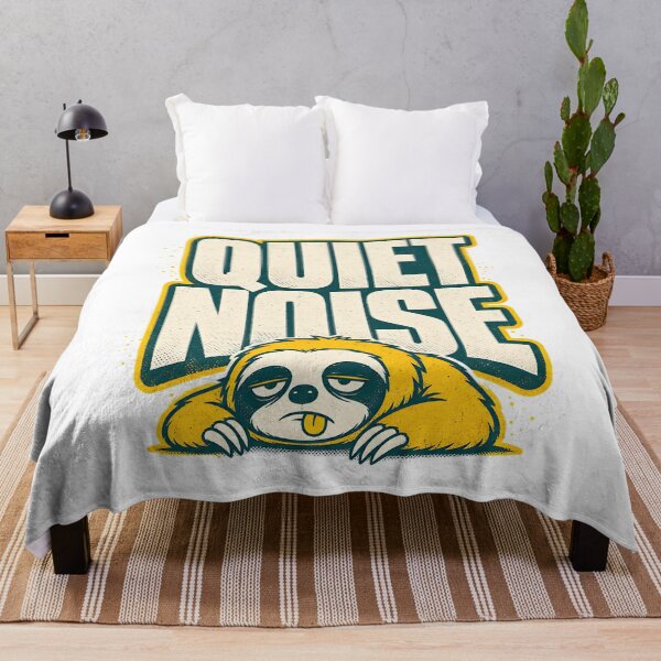 Item preview, Quiet Noise Sloth - Funny Tired Introvert Animal designed and sold by Fragy72.
