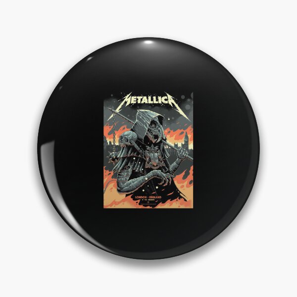Item preview, Metallica Skeleton Reaper Guitar Vintage Heavy Metal Concert Inspired designed and sold by nojany.