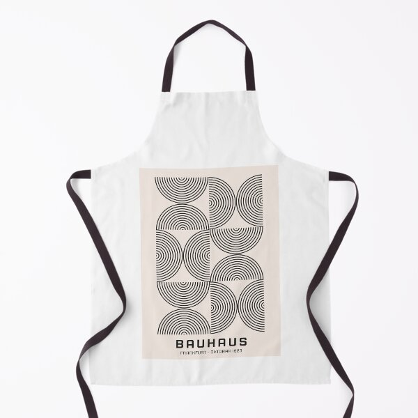 Item preview, Bauhaus Frankfurt Black Geometric Semi-Circle designed and sold by FaizArtShop.