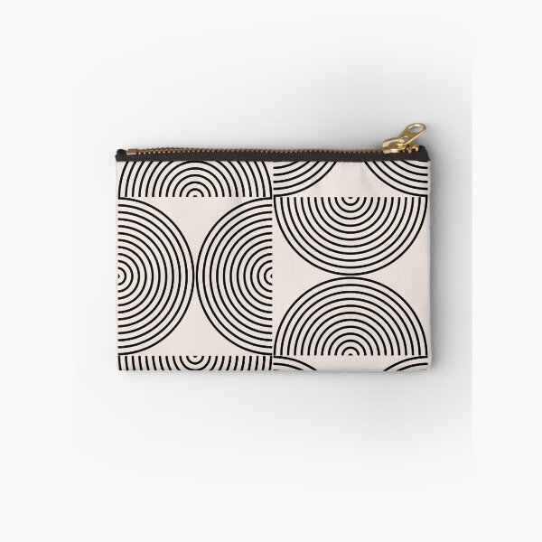 Item preview, Bauhaus Frankfurt Black Geometric Semi-Circle designed and sold by FaizArtShop.