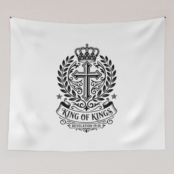 Item preview, King of Kings Royal Crest | Revelation 19:16 Christian Emblem designed and sold by stylishdzign.