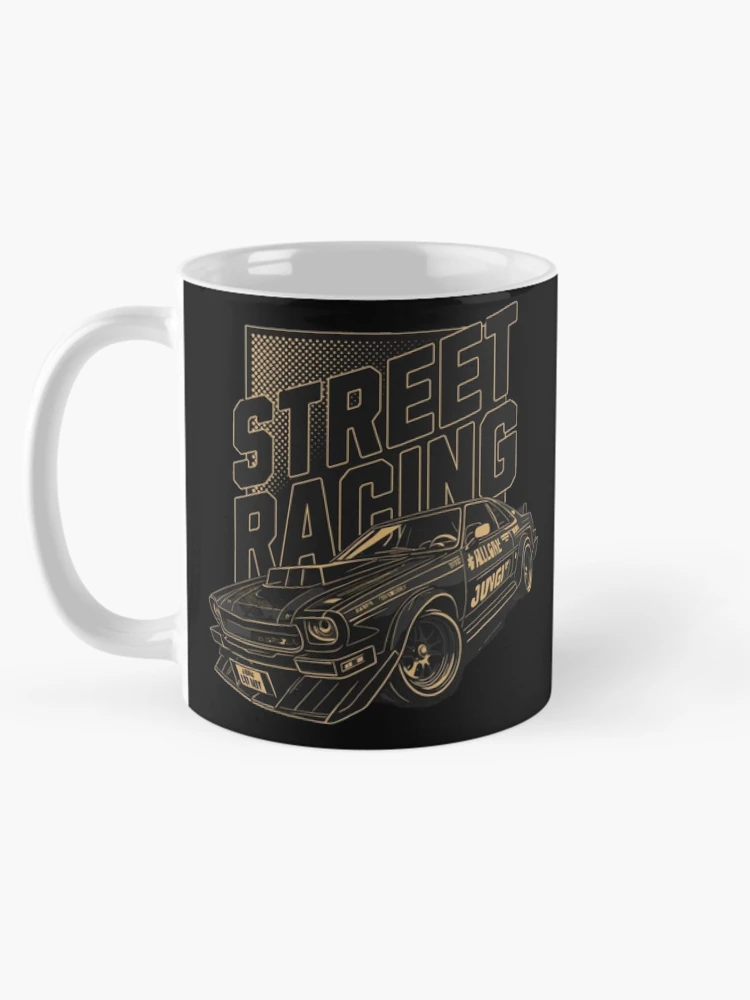 Thumbnail 5 of 6, Coffee Mug, Street Racing Midnight Machine designed and sold by Stickersdevelop.