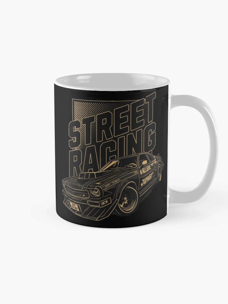 Thumbnail 3 of 6, Coffee Mug, Street Racing Midnight Machine designed and sold by Stickersdevelop.