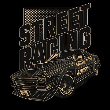 Artwork thumbnail, Street Racing Midnight Machine by Stickersdevelop