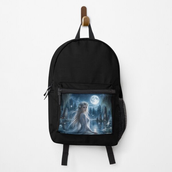Item preview, Spirit of the Moonlit Lake – Slavic Water Nymph Fantasy Art designed and sold by LittleBigGifts.