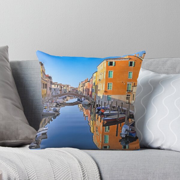 Item preview, Small boats floating in water in town of Chioggia, Venetian Lagoon, Italy.  designed and sold by goceris.