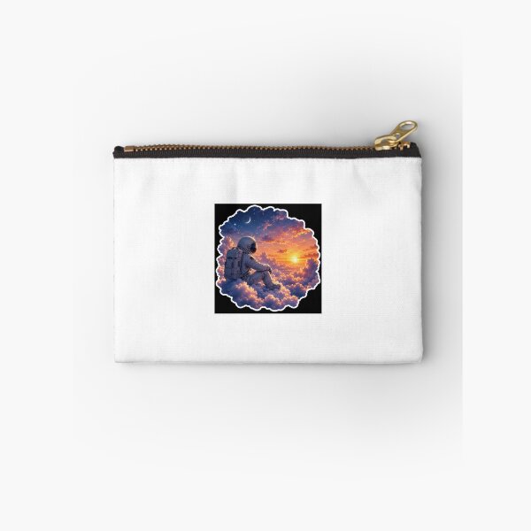 Item preview, Astronaut Sitting In Clouds Sunset Sky designed and sold by YogiCodeLab.