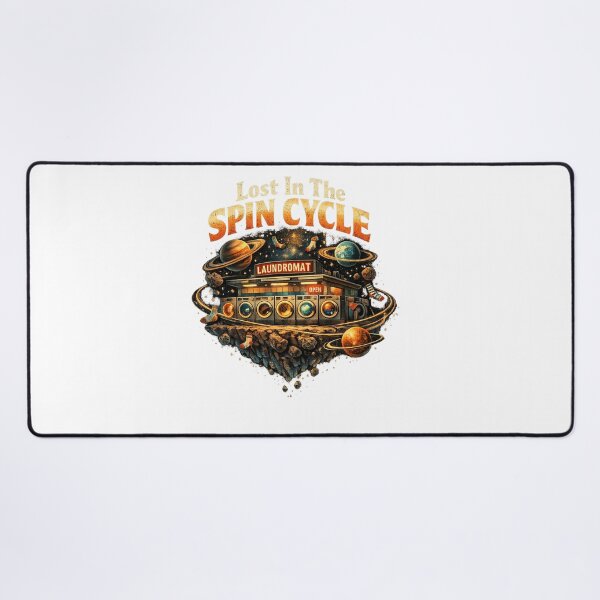 Item preview, Lost In The Spin Cycle – Retro Cosmic Laundromat Space Humor designed and sold by NarpLTD.