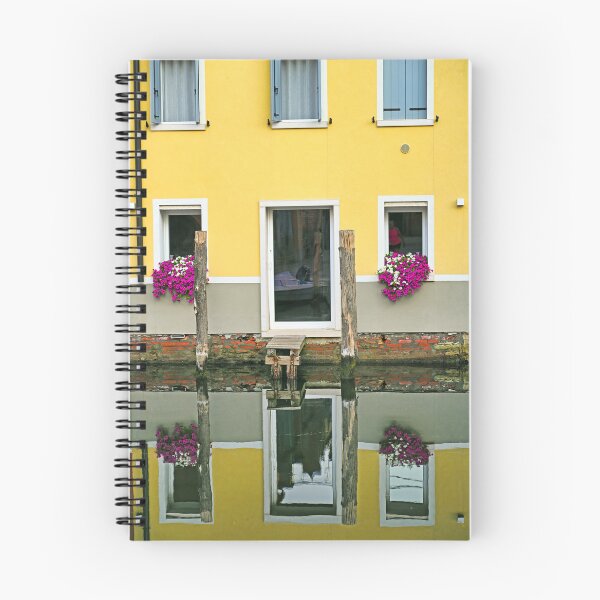 Item preview, Old yellow house reflected in water, Chioggia, Italy designed and sold by goceris.