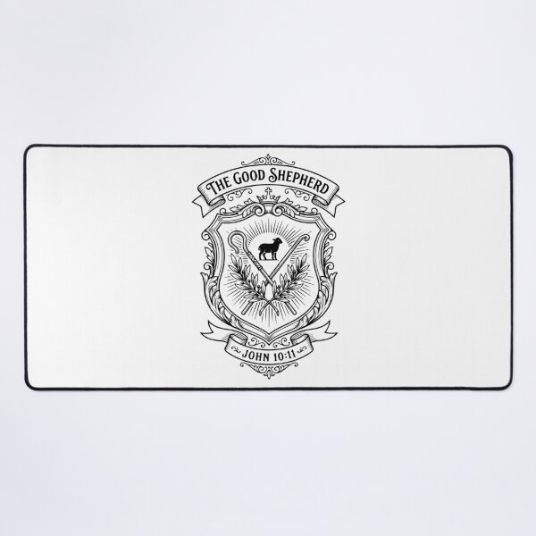 Item preview, The Good Shepherd Christian Emblem | John 10:11 designed and sold by stylishdzign.