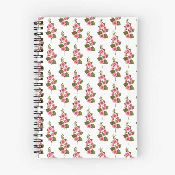 Item preview, Vintage Pink Mallows Sage Green Seamless Pattern designed and sold by Grin Katalina Floral Patterns & Cozy Art.