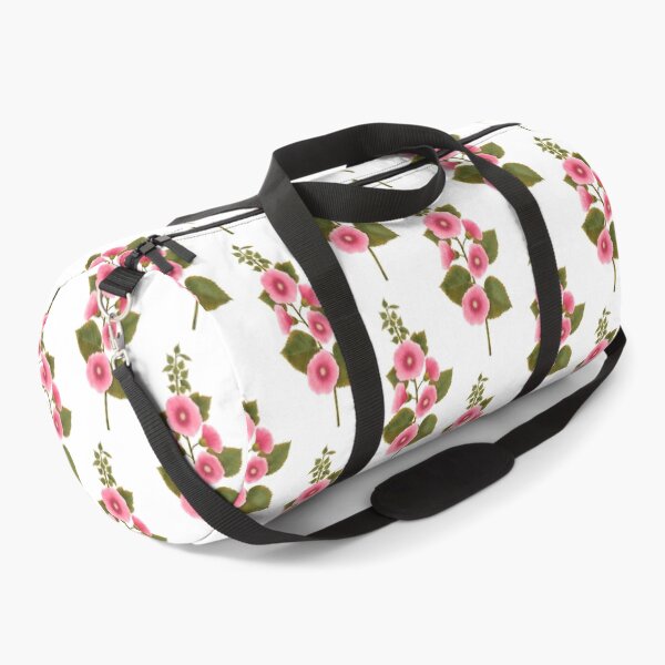 Item preview, Vintage Pink Mallows Sage Green Seamless Pattern designed and sold by Grin Katalina Floral Patterns & Cozy Art.