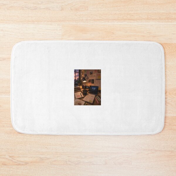 Item preview, Stay Focused Late Night Study Desk designed and sold by YogiCodeLab.
