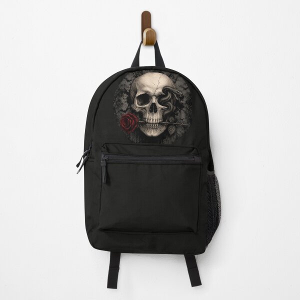 Item preview, Skull with Serpent and Red Rose Gothic Art designed and sold by Evelashop.