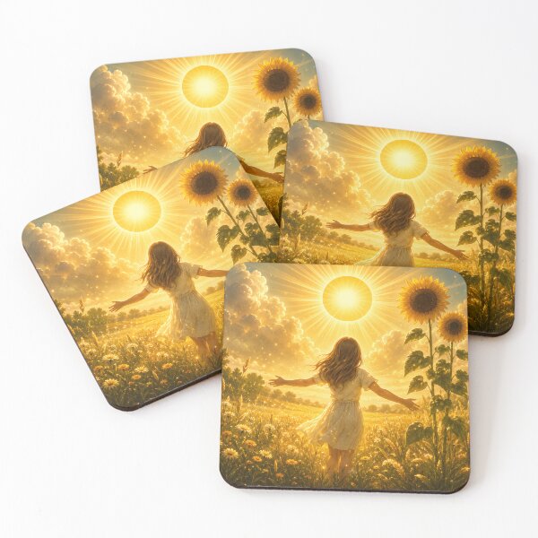 Item preview, Golden Hope – Sunlit Meadow Wall Art designed and sold by bauschberts.