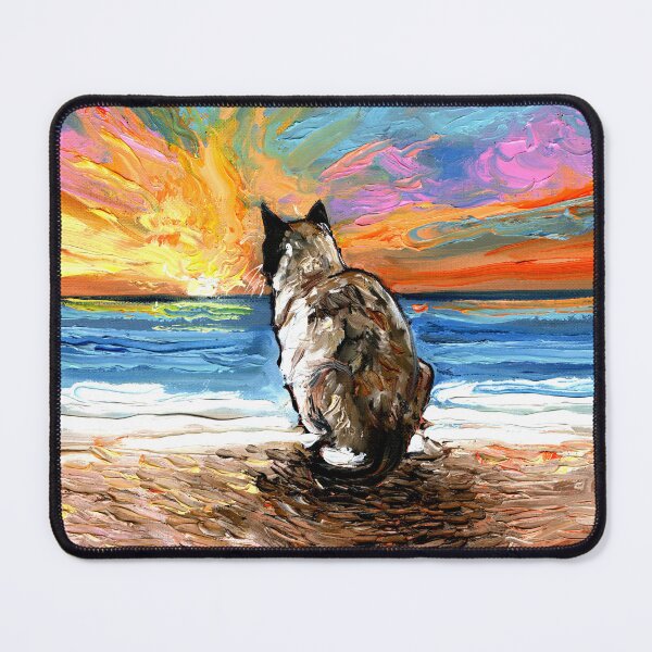 Item preview, Beach Days - Snowshoe Cat designed and sold by AjaTrier.