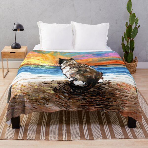 Item preview, Beach Days - Snowshoe Cat designed and sold by AjaTrier.