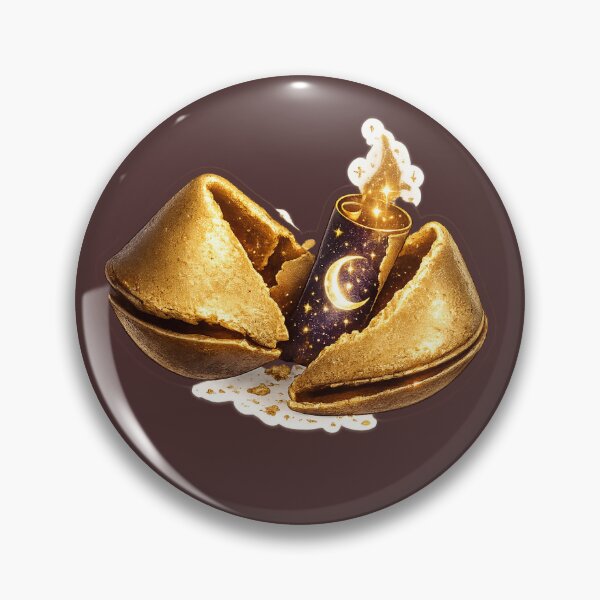 Item preview, Mystical Fortune Cookie Sticker designed and sold by PawsAndpetalstudio.